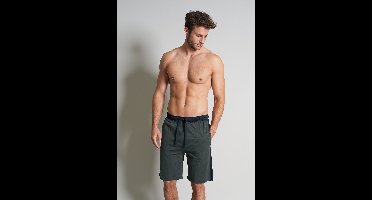 TOM TAILOR heren pyjama- of loungebroek - donkergroen gestreept