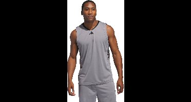 Adidas Performance Adidas Basketball Legends Tanktop - Heren - Grijs