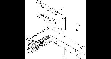 Lenovo ThinkSystem SR550/SR590/SR650 x16/x8 PCIe FH Riser 1 Kit Montageset