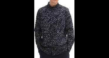 Tom Tailor - Lange mouw overhemd - Heren - XXL - Blauw - Katoen - 1042667