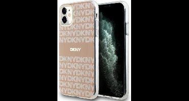 DKNY - IML - Mono & Stripe MagSafe hoesje voor iPhone - 11 / Xr - roze