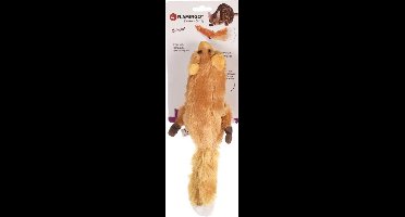 Flamingo Flapso Bewegende Eekhoorn - Kattenspeelgoed - 35x14 cm Bruin