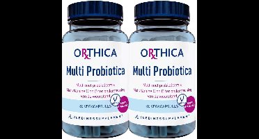 2x Orthica Multi biotica supplementen 60 capsules