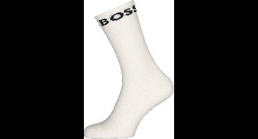 BOSS Sport Logo (2-pack) - heren sportsokken katoen - wit