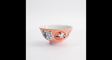 Tokyo Design Studio - Kawaii - Rijstkom - 11.3x5.8cm - 300ml - Daruma - Roze