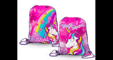 Unicorn Gymbag, Believe - 39 x 31 cm - Polyester