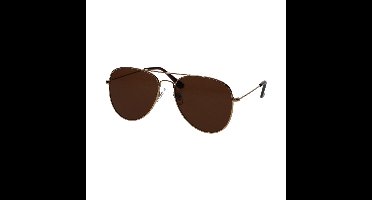 Spectrum Zonnebril Piloot Goud Bruin Heren