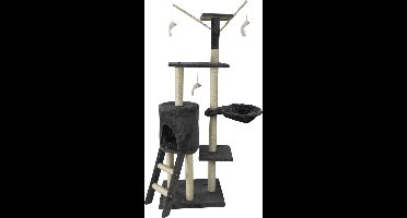 Homestyle Budget Krabpaal Pebbles 50x35x138 cm - Krabpalen - Grijs