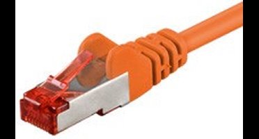 CAT6 S/FTP (PIMF) patchkabel / internetkabel 25 meter oranje - netwerkkabel