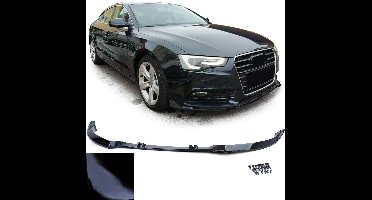 Spoiler splitter Voor Audi A5 8T 8F glans Zwart