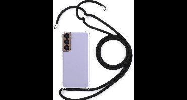 Hoesje Geschikt Voor Samsung Galaxy S22 Hoesje transparant met Koord - Hoesje Geschikt Voor Samsung Galaxy S22 hoesje draagkoord - Goedkoop - Necklace - Neckstrap - Telefoon koord - Telefoonhoesje met koord