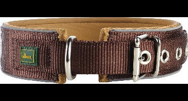 Dog collar Hunter Neoprene Reflect Brown (54-61 cm)