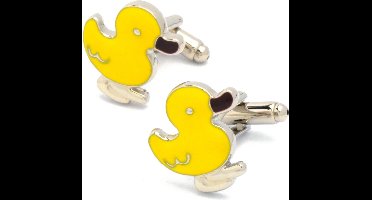 Manchetknopen - Badeend Eend Geel