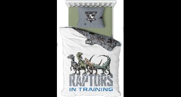 Jurassic World Dekbedovertrek Raptors - Eenpersoons - 140 x 200 cm - Polyester