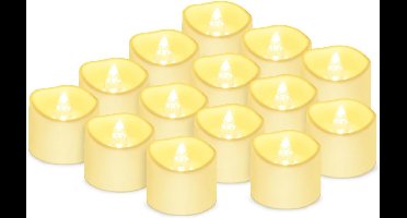 Core® LED Kaarsen Oplaadbaar - Nep Kaarsen - Geel - 4cm x 4cm x 4cm