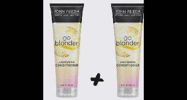 John Frieda Sheer Blonde Go Blonder - Shampoo 1x 250 ml & Conditioner 1x 250 ml - Pakket