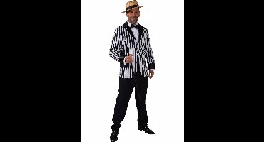 Colbert streep zwart/wit elite - Maat 48