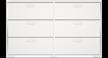 Giga Living Ladekast Sofia - Wit - 139x40x83cm