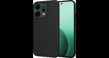 Just in Case hoesje geschikt voor Oppo Reno14 Hoesje Siliconen - Flexibele Case - Zwart