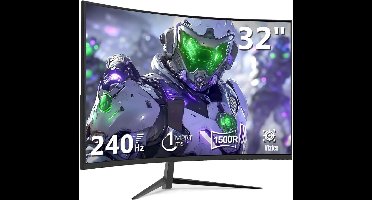 Quvo® Gaming Monitor 240hz - Gaming Monitor - Zwart - 18xm x 72cm x 59cm ; 5.5 kg