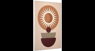 Present Time Wanddecoratie Abstracto Sol - Multicolor - 3x40x60cm - Modern