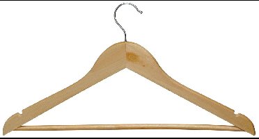 MAUL Kledinghanger MAULmira metaal hout 44.5 x 1.2 x 23 cm bruin