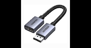 Ugreen 65982 - DisplayPort naar HDMI Adapter - 4K 30Hz - Aluminium Behuizing - Nylon Omslag
