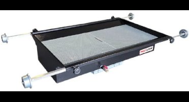 Pro-Line 1200 Kanaal - Stalen Vetopvangbak - Rollen - Lage Profiel - 80 Liter