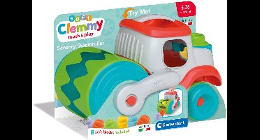 Baby Clementoni - Clemmy - Blokken-etende Wals - Sensorisch Speelgoed - vanaf 6 maanden