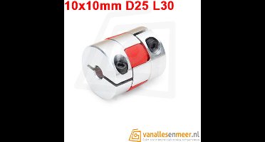 Flexibele Motorkoppeling 10 naar 10mm cnc