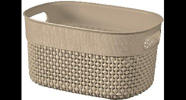 Curver Filo Serie - Opbergmand - 3,5L - Beige - Breisteek Ontwerp