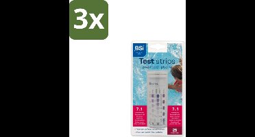 BSI – PoolStrip 9-in-1 – Water Teststrips – 25 Strips - Bulkverpakking - 3 stuks