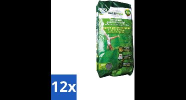 BSI – Organisch-Minerale Gazonmeststof – Indirecte Mosbestrijding – 20 kg (200 m²) - Voordeelverpakking - 12 stuks
