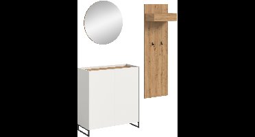 Drive garderobe opstelling D19 wit.