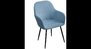 1 stuk stretch stoelhoezen met gebogen rugleuning, afneembare eetkamerstoelhoezen, wasbare bureaustoelhoezen, moderne decoratieve stoelhoezen voor kaptafels, eetkamers, kantoren en hotels, Blauw