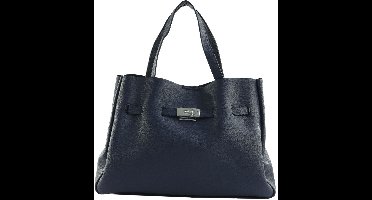 DKNY handtas Bryar Satchel Midnight donkerblauw