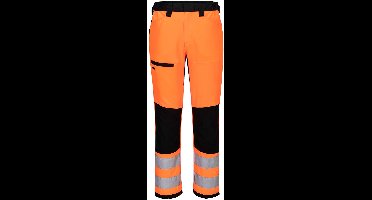 Portwest WX2 Eco Hi-Vis Klasse 2 Service Broek CD857 - Oranje/Zwart - 42