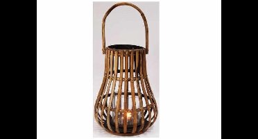 Rotan Lantaarn - 45 x 35 cm - Bruin