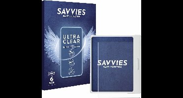 Savvies - Screenprotector voor Boox Go Color 7 White Edition - Folie Beschermfolie transparant 6 Stuks