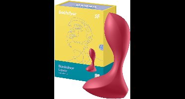 Satisfyer, anaalvibrator, anaalplug, 'Backdoor Lover', 11 cm, waterdicht, oplaadbaar, huidvriendelijke siliconen
