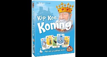 White Goblin Games Kip-Koe-Koning - Gezelschapsspel voor 2-4 spelers - 8+ jaar