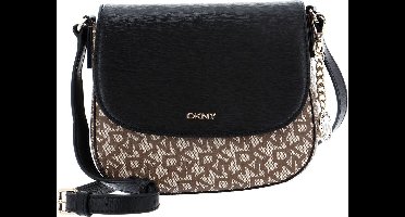 DKNY Schoudertas Avondtas Bryant Saddle Bag Chino / Black Bruine