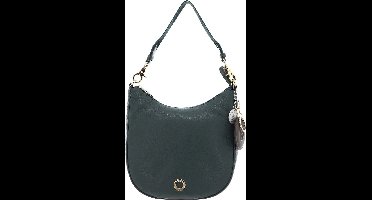 MANDARINA DUCK Leren Schoudertas Mellow Leather Hobo Dark Forest Groen