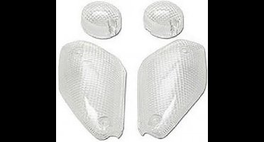 kit av/ar witte richtingaanwijzerkap tnt voor scooter yamaha 50 aerox nieuw