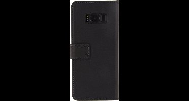 Mobilize Telefoonhoesje geschikt voor Samsung Galaxy S8 Plus Hoesje | Mobilize Classic Wallet Bookcase Portemonnee | Pasjeshouder voor 2 Pasjes | Telefoonhoesje voor Pinpas / OV Kaart / Rijbewijs - Zwart