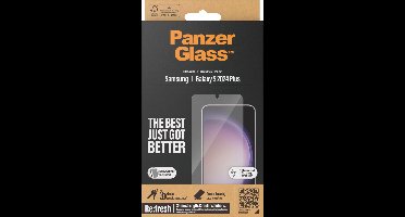 PanzerGlass Screenprotector geschikt voor Samsung Galaxy S24 Plus Glazen | PanzerGlass Ultra-Wide Fit Screenprotector - Case Friendly + Installatie Frame