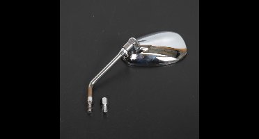 vicma omkeerbare spiegel voor daelim 125 roadwin motor 2003 tot 2009 e176 / chroom m10 p125 std inv nieuw