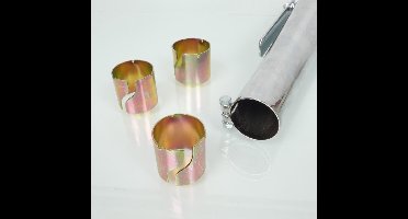 Silencieux d échappement Générique Club chromé longueur 410mm pour moto Neuf