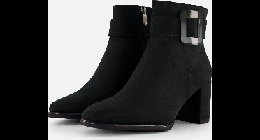 Marco Tozzi Enkellaarsjes blauw Textiel - Dames - Maat 39