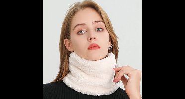 Kasjmier Warme Col Sjaal Winter – Effen Pluche Dikke Halsdoek voor Mannen, Vrouwen en Kinderen, Buitensporten, Ademuitlaat Volgelaatsmasker, Winddichte Ski Sjaal